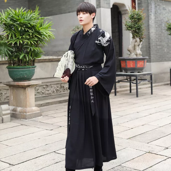 modern hanfu, mens hanfu, hanfu male