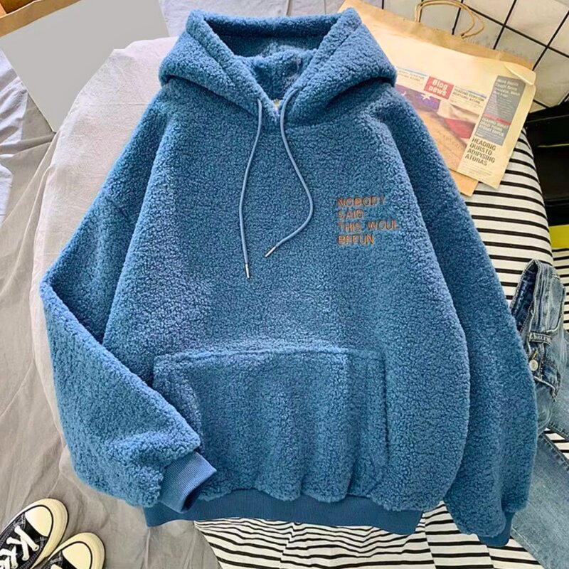 women hoodie, fleece hoodie, loose hoodie
